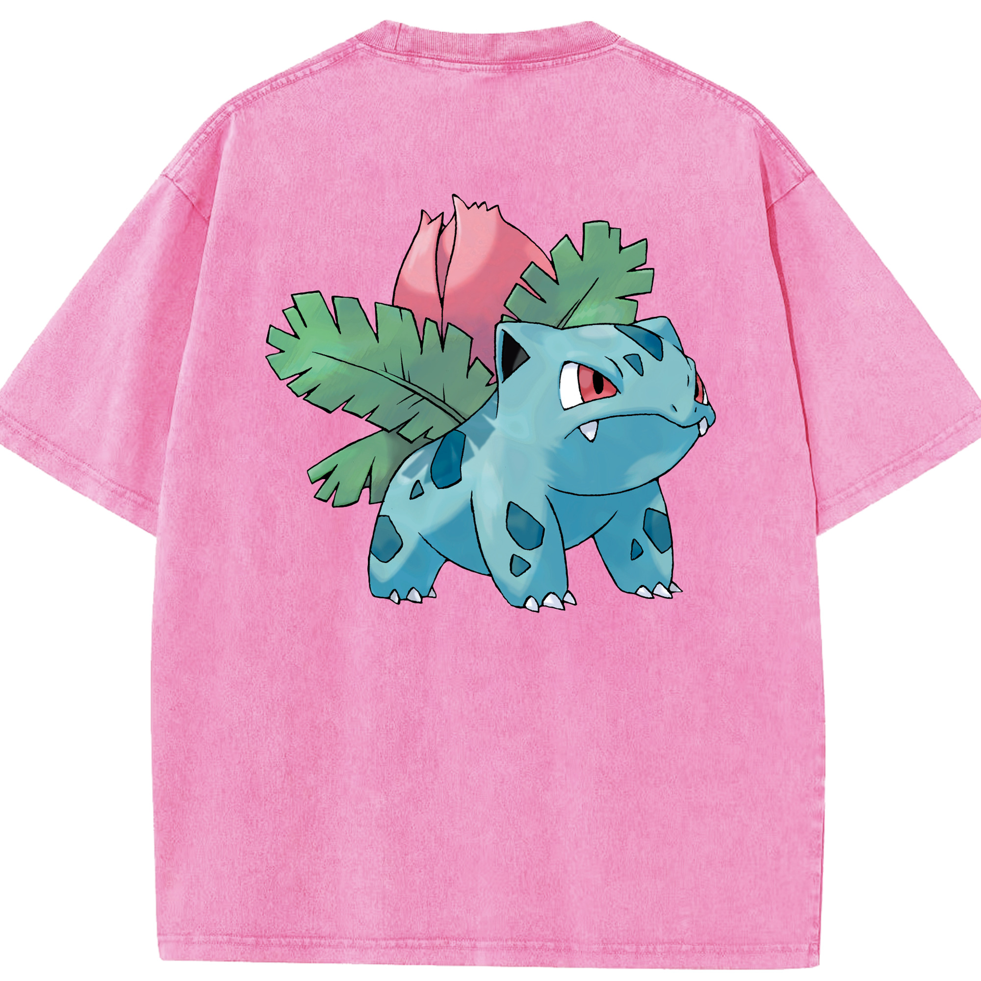 （画像用） ポケットモンスター Pokémon 綿100% ヴィンテージ風 半袖Tシャツ（背面プリント）